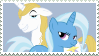 Size: 99x56 | Tagged: safe, artist:pony-stamps, derpibooru import, prince blueblood, trixie, pony, unicorn, bluetrix, deviantart stamp, female, male, shipping, stamp, straight