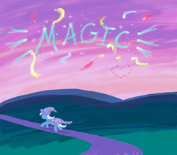 Size: 864x757 | Tagged: safe, artist:caitmoffitt, derpibooru import, trixie, pony, unicorn, female, magic, mare, solo, tumblr