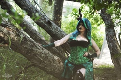 Size: 2048x1360 | Tagged: safe, artist:mercurymessenger, queen chrysalis, human, cosplay, irl, irl human, photo