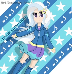 Size: 877x911 | Tagged: safe, artist:stardusknt36, derpibooru import, trixie, human, equestria girls, human coloration, humanized