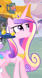 Size: 499x911 | Tagged: safe, screencap, princess cadance, twilight sparkle, twilight sparkle (alicorn), alicorn, pony, female, mare, solo