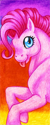 Size: 219x545 | Tagged: safe, artist:guttergoo, ponerpics import, pinkie pie, earth pony, pony, solo