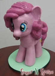 Size: 358x488 | Tagged: safe, pinkie pie, cake, food, irl, photo, sculpture