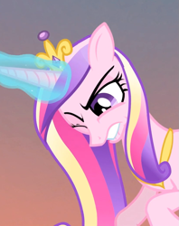 Size: 823x1041 | Tagged: safe, screencap, princess cadance, alicorn, pony, three's a crowd, reaction image, solo