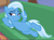 Size: 1281x940 | Tagged: safe, derpibooru import, screencap, trixie, pony, road to friendship, cropped, lidded eyes, on side, smiling, smirk, sofa, solo, underhoof