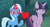 Size: 1756x936 | Tagged: safe, derpibooru import, edit, edited screencap, screencap, mean twilight sparkle, trixie, alicorn, pony, unicorn, magic duel, the mean 6, alicorn amulet, clone, female, glowing eyes, glowing horn, heart, hoof hold, horn, lesbian, mare, mean twixie, raised hoof, shipping, shipping domino, twixie