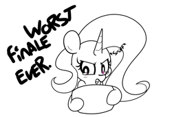 Size: 1280x873 | Tagged: safe, artist:turtlefarminguy, derpibooru import, doctor whooves, trixie, pony, unicorn, crying, female, mare, monochrome