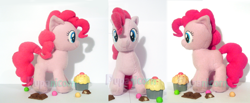 Size: 3406x1401 | Tagged: safe, artist:lemonkylie, pinkie pie, pony, irl, photo, plushie, solo