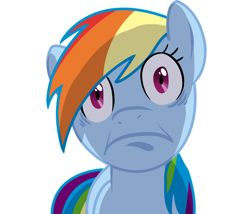 Size: 900x770 | Tagged: safe, rainbow dash, pegasus, pony, blue coat, female, mare, multicolored mane, reaction image