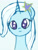 Size: 768x1024 | Tagged: safe, artist:pinkiejay, derpibooru import, trixie, pony, unicorn, female, flower, flower in hair, mare, solo