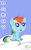 Size: 400x655 | Tagged: safe, artist:doublerainbowfilly, rainbow dash, pegasus, pony, baby, baby pony