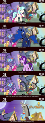 Size: 640x1736 | Tagged: safe, coco pommel, discord, princess luna, rainbow dash, shutterfly, starlight glimmer, alicorn, pegasus, pony, princess twilight sparkle (episode), cinemare sins