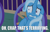 Size: 1302x844 | Tagged: safe, derpibooru import, edit, edited screencap, screencap, trixie, pony, unicorn, to where and back again, caption, female, image macro, lip bite, mare, meme, oh crap, reaction image, reference, scared, solo, swearing, text, the big bang theory, trixie yells at everything, trixie's wagon, vulgar, wide eyes