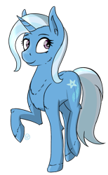 Size: 395x643 | Tagged: safe, artist:corpselucefer, derpibooru import, trixie, pony, unicorn, simple background, solo, walking