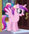 Size: 221x260 | Tagged: safe, screencap, princess cadance, alicorn, pony, a canterlot wedding, alternate hairstyle, bow, ponytail, ribbon, solo, tail bow, teen princess cadance, young, younger