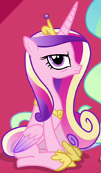 Size: 236x403 | Tagged: safe, screencap, princess cadance, princess celestia, alicorn, pony, twilight's kingdom, blank flank, tired