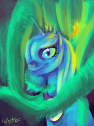 Size: 2250x3000 | Tagged: safe, artist:tofutiles, princess luna, alicorn, pony, cthulhu, cthulhu mythos, s1 luna