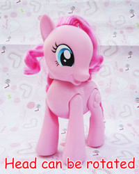 Size: 560x700 | Tagged: safe, pinkie pie, irl, photo, toy, walkin' talkin' pinkie pie