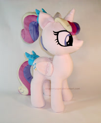 Size: 990x1200 | Tagged: safe, artist:planetplush, princess cadance, custom, irl, photo, plushie, solo, watermark, younger