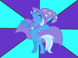 Size: 674x504 | Tagged: safe, artist:snakeman1992, derpibooru import, trixie, pony, unicorn, blue coat, female, horn, mare, solo, two toned mane