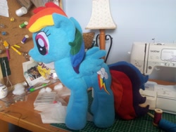 Size: 3264x2448 | Tagged: safe, artist:steen85, rainbow dash, irl, photo, plushie, solo