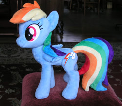 Size: 1000x872 | Tagged: safe, artist:hystree, rainbow dash, irl, photo, plushie