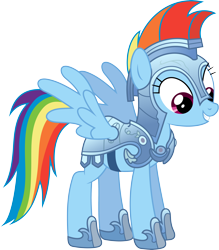 Size: 4810x5500 | Tagged: safe, artist:90sigma, rainbow dash, pegasus, pony, the crystal empire, spoiler:s03, absurd resolution, simple background, solo, transparent background, vector