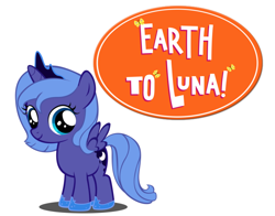 Size: 700x549 | Tagged: safe, princess luna, alicorn, pony, brazil, earth to luna, filly, o show da luna, parody, woona