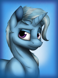 Size: 3000x4000 | Tagged: safe, artist:lupiarts, derpibooru import, trixie, pony, unicorn, female, mare, portrait, solo