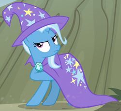 Size: 716x652 | Tagged: safe, derpibooru import, screencap, trixie, to change a changeling, cropped