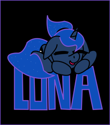 Size: 1080x1220 | Tagged: safe, artist:dec18kevin, princess luna, alicorn, pony, eyes closed, floppy ears, prone, simple background, solo