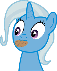 Size: 1000x1242 | Tagged: safe, artist:dogjedi, derpibooru import, trixie, pony, unicorn, cookie, cute, diatrixes, female, food, mare, mouth hold, ponies with cookies, simple background, solo, transparent background, vector