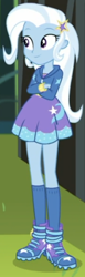 Size: 188x610 | Tagged: safe, derpibooru import, screencap, trixie, better together, equestria girls, sock it to me, cropped