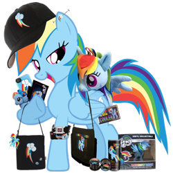 Size: 900x900 | Tagged: safe, rainbow dash, pony, irl, merchandise, photo, rainbowbag, vinyl collectible