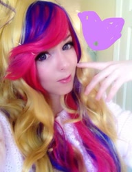 Size: 478x621 | Tagged: safe, artist:mintyblitzz, princess cadance, human, cosplay, female, irl, irl human, photo, solo