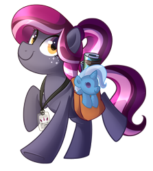 Size: 1518x1704 | Tagged: safe, artist:drawntildawn, derpibooru import, trixie, oc, oc:spotlight splash, pony, unicorn, equestria daily, female, mare, plushie