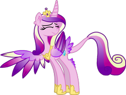 Size: 1206x912 | Tagged: safe, artist:starryoak, princess cadance, alicorn, pony, hoof shoes, leonine tail, simple background, solo, transparent background