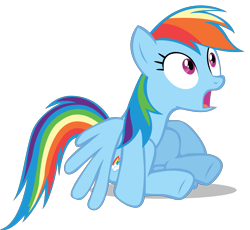 Size: 4041x3712 | Tagged: safe, artist:stinkehund, rainbow dash, pegasus, pony, absurd resolution, simple background, transparent background, vector