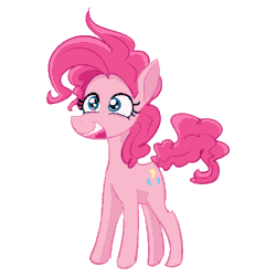 Size: 475x475 | Tagged: safe, pinkie pie, earth pony, pony, animated, female, mare, pink coat, pink mane, solo, spinning