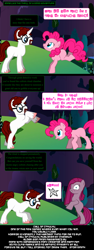 Size: 830x2200 | Tagged: safe, pinkie pie, oc, earth pony, pony, pony creator, call of cthulhu, comic, crossover, cthulhu mythos, pinkamena diane pie, roleplaying