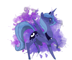 Size: 1704x1429 | Tagged: safe, artist:kaokay, princess luna, alicorn, pony, female, horn, mare, s1 luna, solo