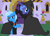 Size: 756x540 | Tagged: safe, derpibooru import, edit, edited screencap, screencap, princess luna, trixie, alicorn, pony, cropped