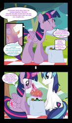Size: 960x1644 | Tagged: safe, artist:paperlover, shining armor, twilight sparkle, twilight sparkle (alicorn), alicorn, pony, unicorn, comic:your best friend and best lover, brother and sister, female, incest, infidelity, male, mare, shiningsparkle, shipping, siblings, straight