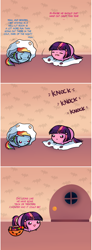 Size: 600x1625 | Tagged: safe, artist:pekou, rainbow dash, twilight sparkle, pegasus, pony, ask my little chubbies, ask, chubbie, comic