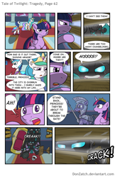 Size: 792x1224 | Tagged: safe, artist:donzatch, princess celestia, shining armor, twilight sparkle, twilight sparkle (alicorn), alicorn, changeling, pony, unicorn, comic:tale of twilight, comic, female, mare