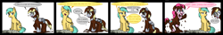 Size: 3787x600 | Tagged: safe, artist:blayaden, derpy hooves, pinkie pie, sunshower raindrops, pegasus, pony, comic, female, mare