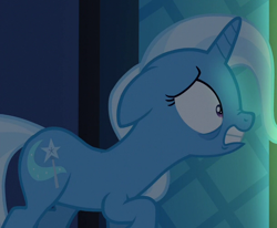 Size: 610x502 | Tagged: safe, derpibooru import, screencap, trixie, to where and back again, cropped