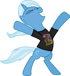 Size: 2937x3211 | Tagged: safe, artist:robe17, derpibooru import, trixie, pony, unicorn, female, mare, metal, mägo de oz, solo