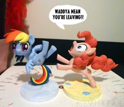 Size: 750x646 | Tagged: safe, artist:viistar, pinkie pie, rainbow dash, irl, photo, sculpture