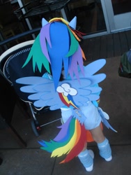 Size: 720x960 | Tagged: safe, artist:zeldacw, rainbow dash, human, cosplay, irl, irl human, photo, solo